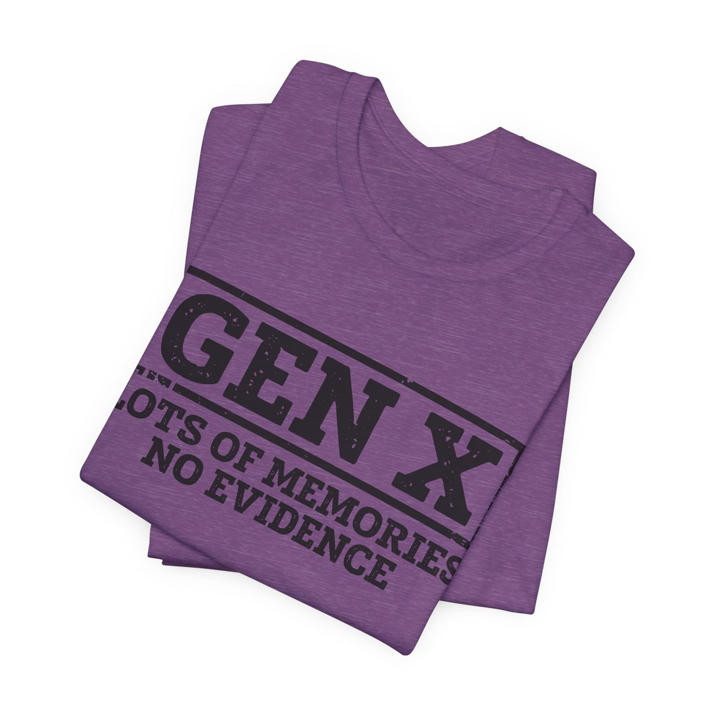T-shirt - Sarcastic - GenX No Memories (01-black)