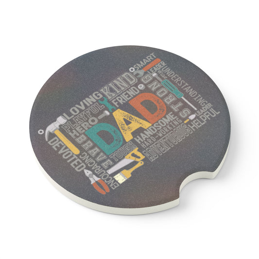 Soapstone Car Coaster - Dad - Handyman Dad (1)
