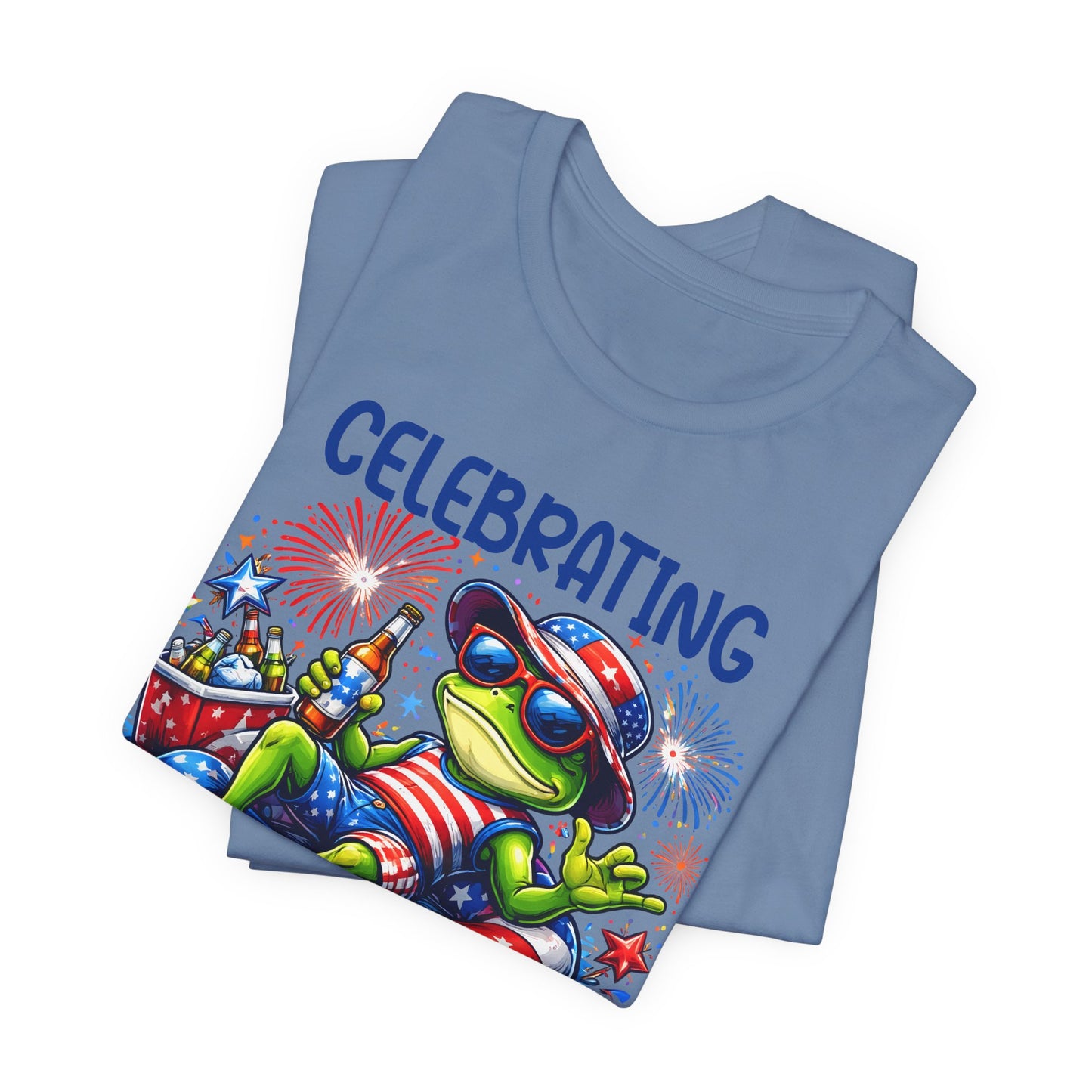 T-Shirt - American - Celebrating America Frog 01