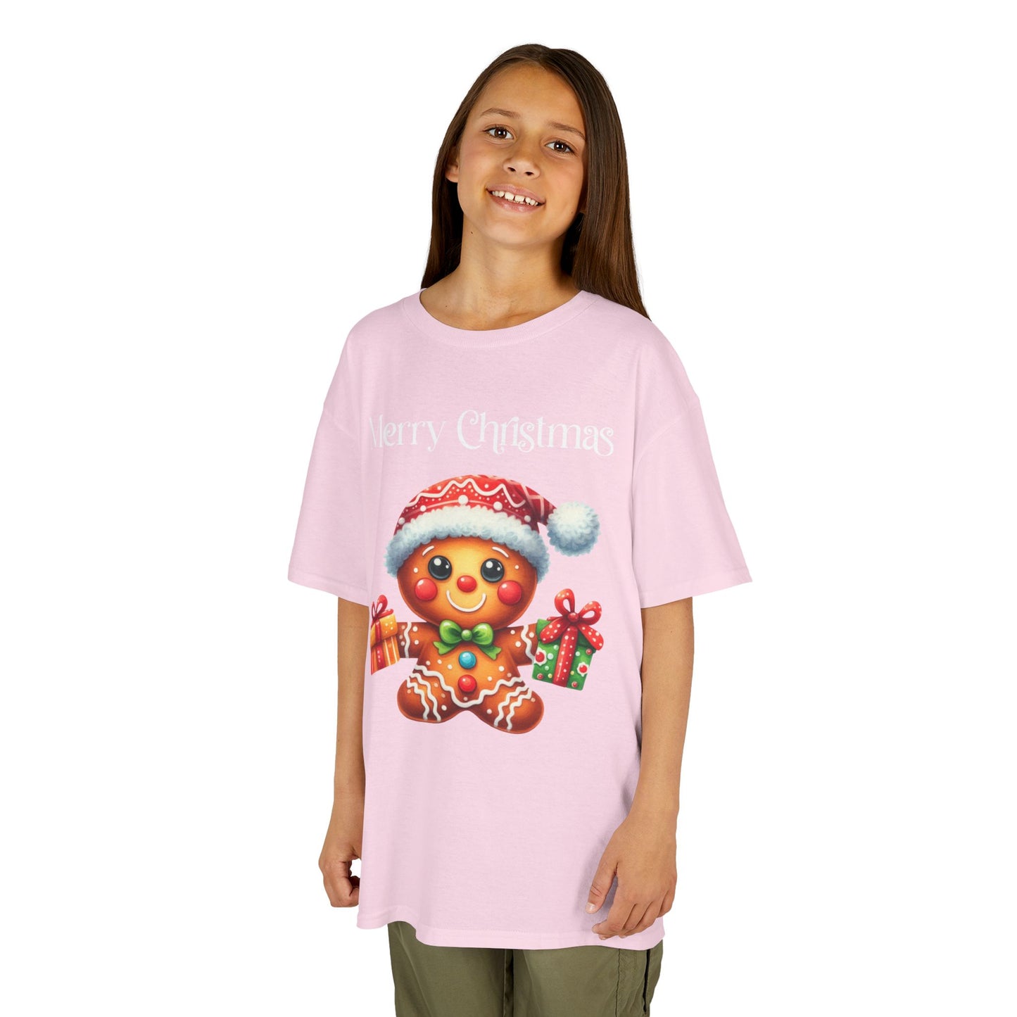 Child Tee - Christmas - Gingerbread - Merry Christmas (01a)