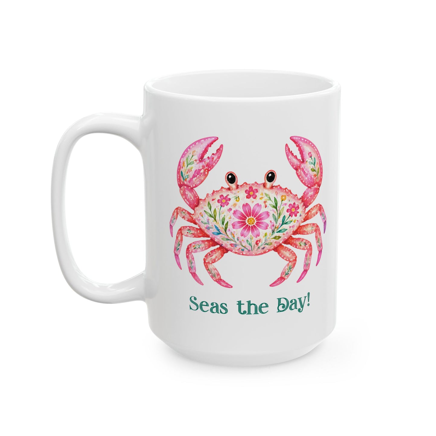 Ceramic Mug - Animal - Seas the Day Crab (01)