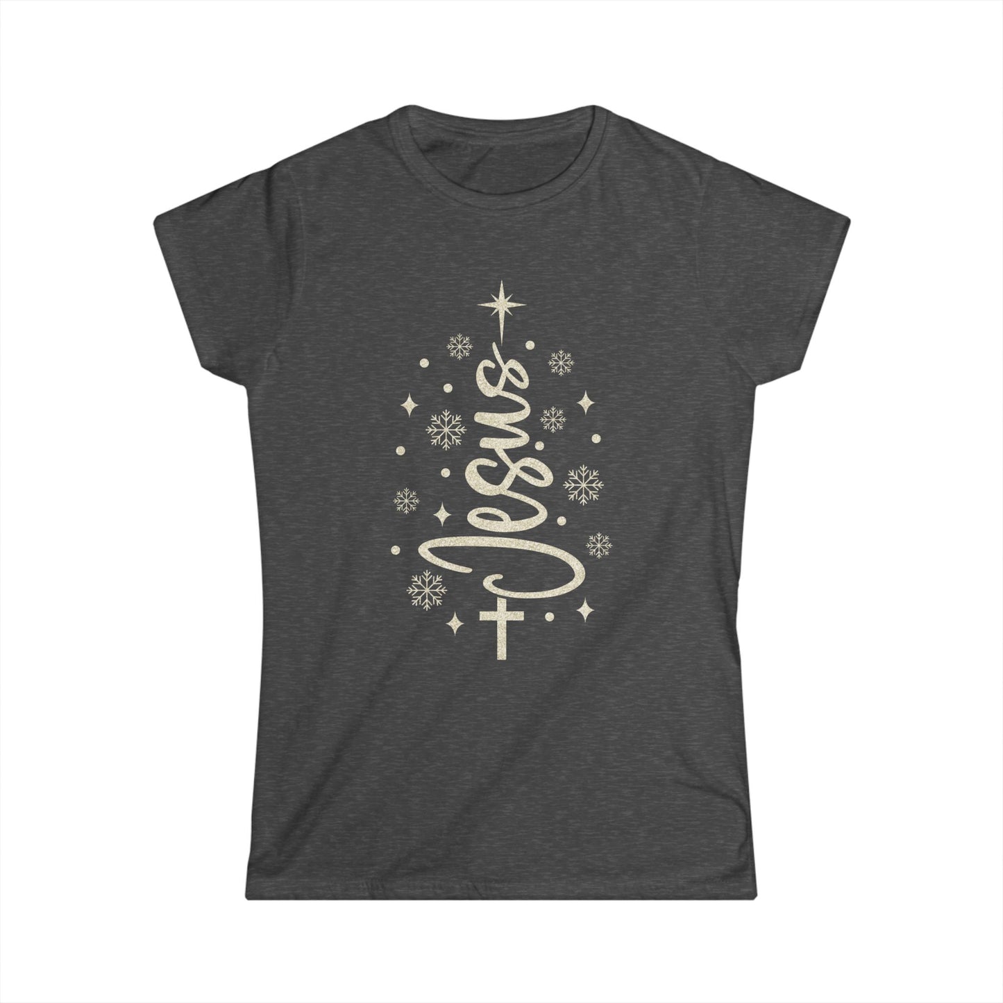 Female T-Shirt - Christmas - Jesus Tree (01b)
