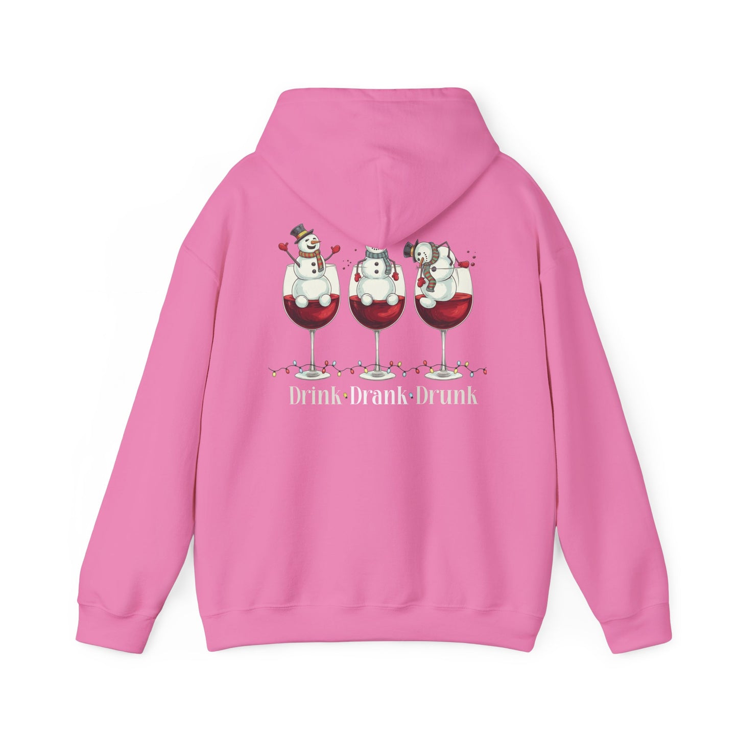 Heavy Blend Hoodie - Winter - Snowmen Drink Drank Drunk (01)