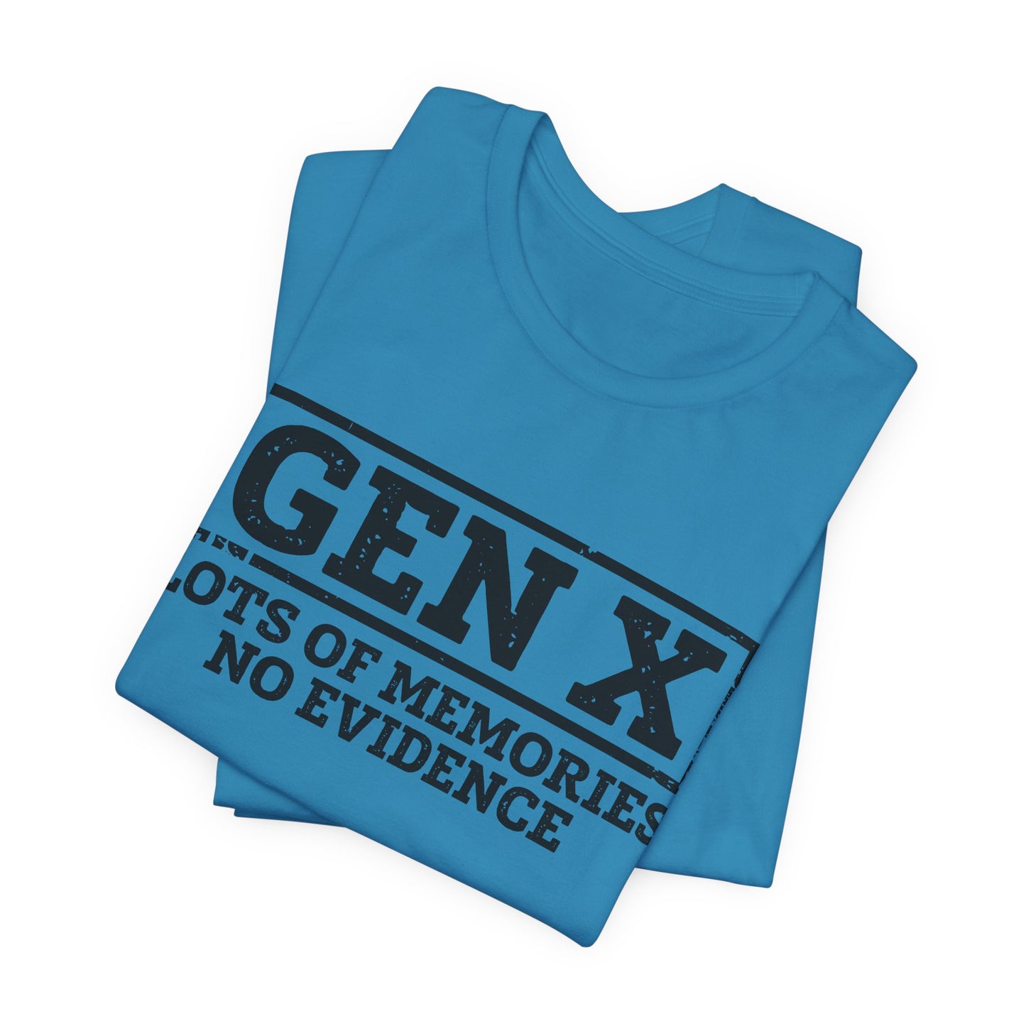T-shirt - Sarcastic - GenX No Memories (01-black)