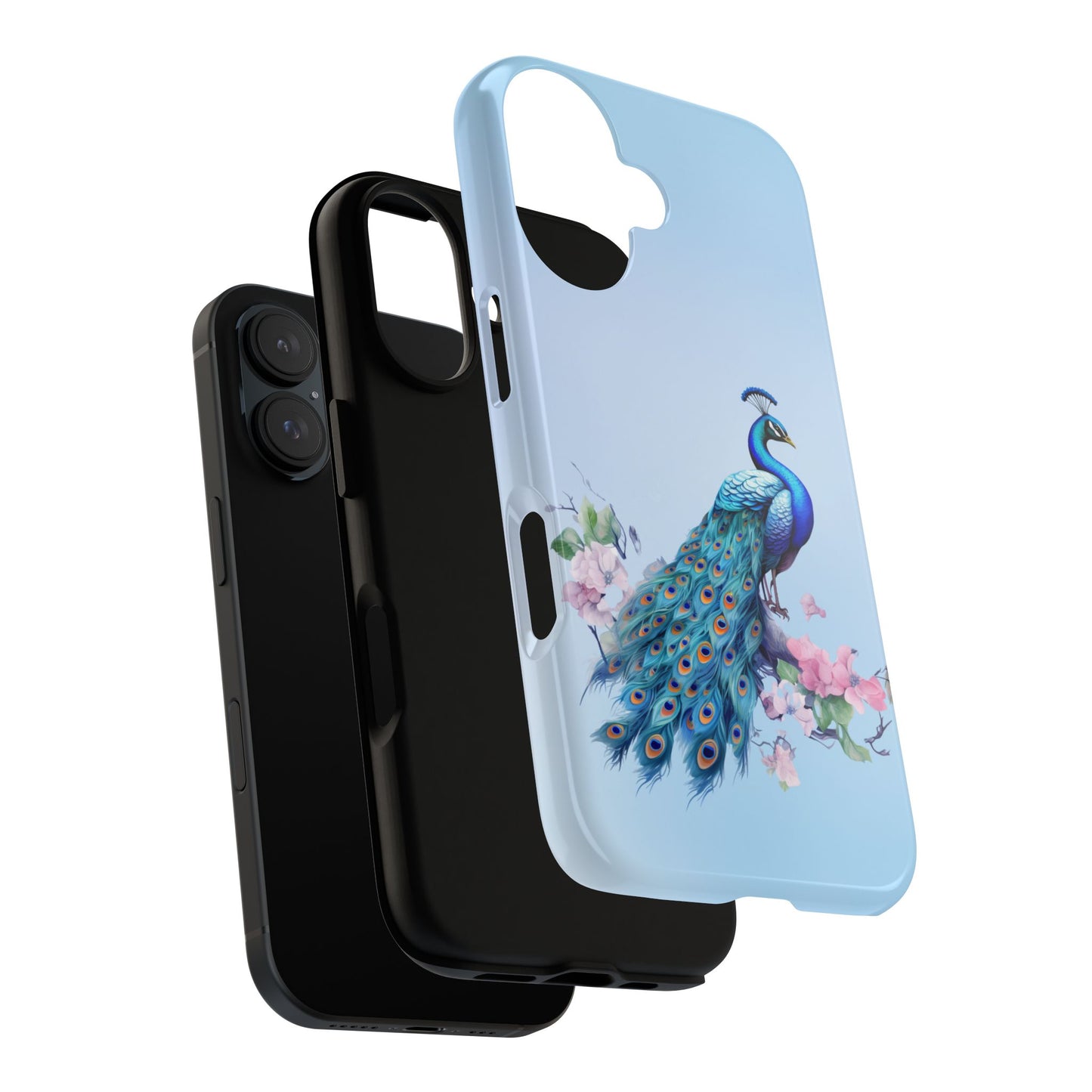 Tough Cell Phone Case - Animal - Peacock (1)