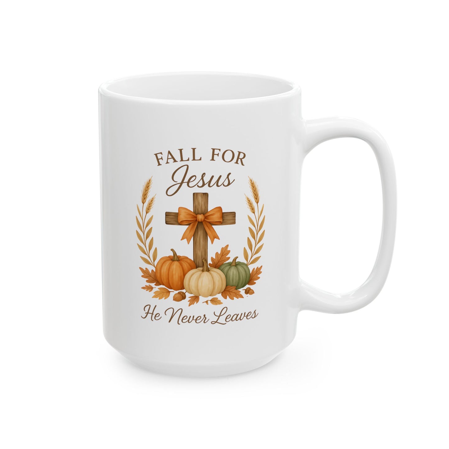 Ceramic Mug - Faith - Fall for Jesus (01 Autumn)