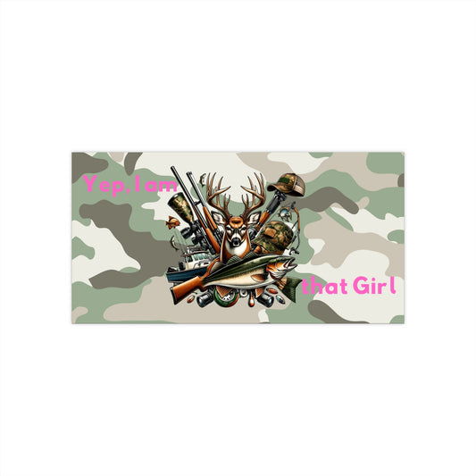 Bumper Sticker - Hunting - I am that Girl (1)