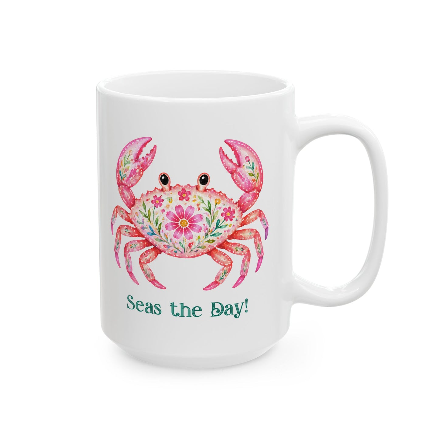 Ceramic Mug - Animal - Seas the Day Crab (01)