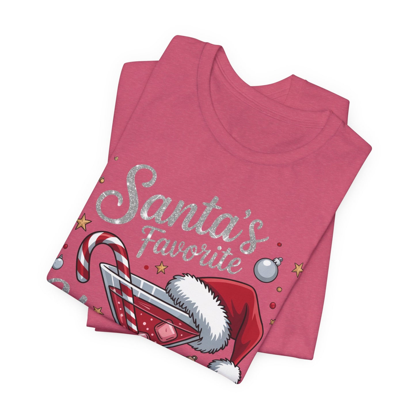 T-shirt - Christmas - Santa's Fav. Hot Mess (01)