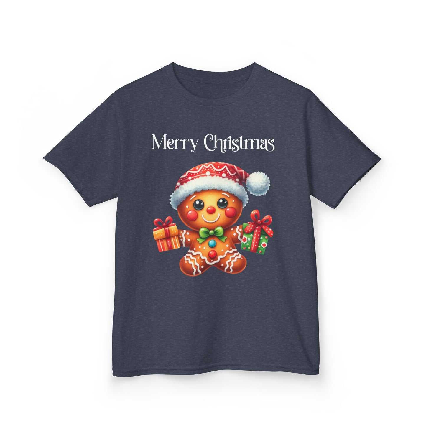 Child Tee - Christmas - Gingerbread - Merry Christmas (01a)