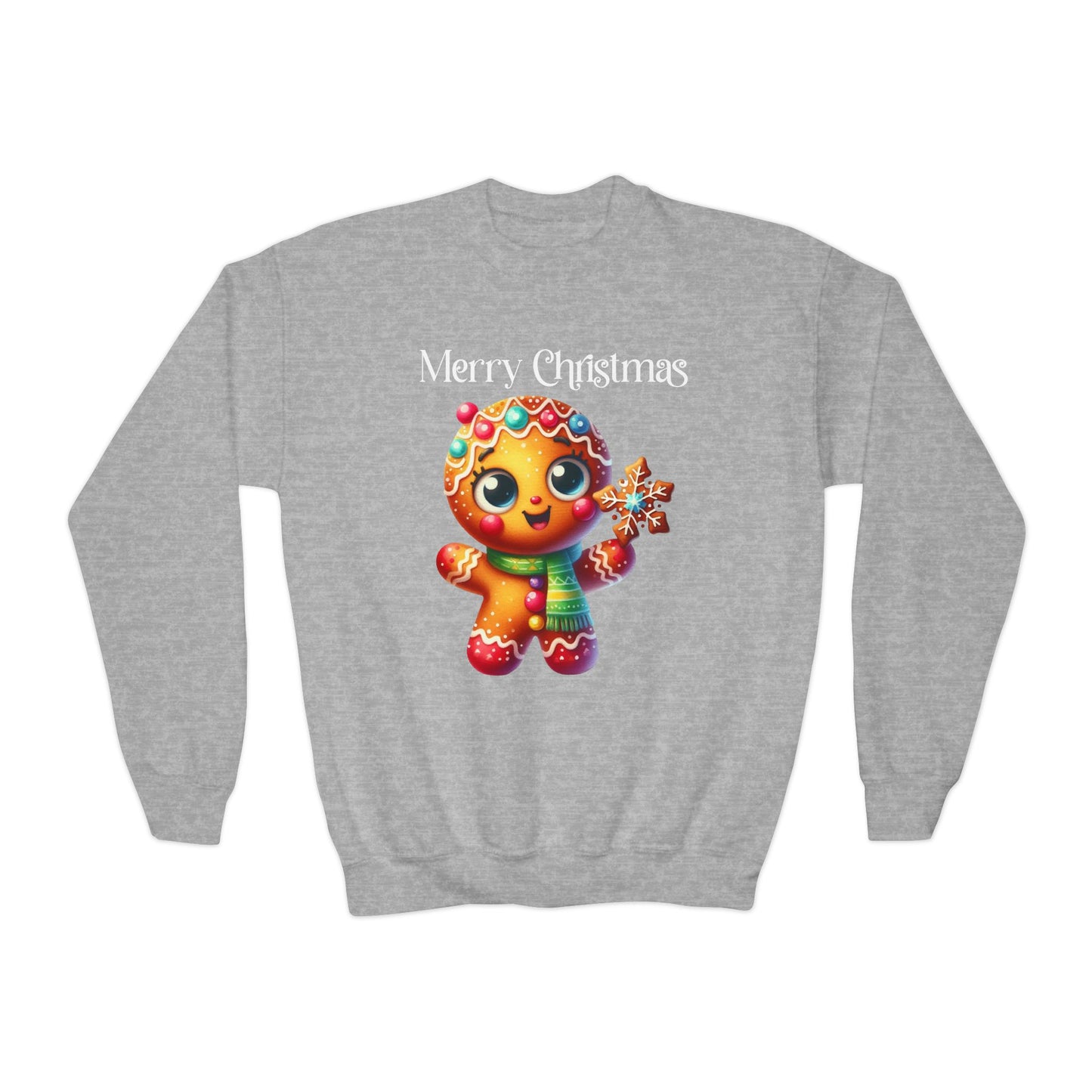 Child Sweatshirt - Christmas - Gingerbread - Merry Christmas (03a)