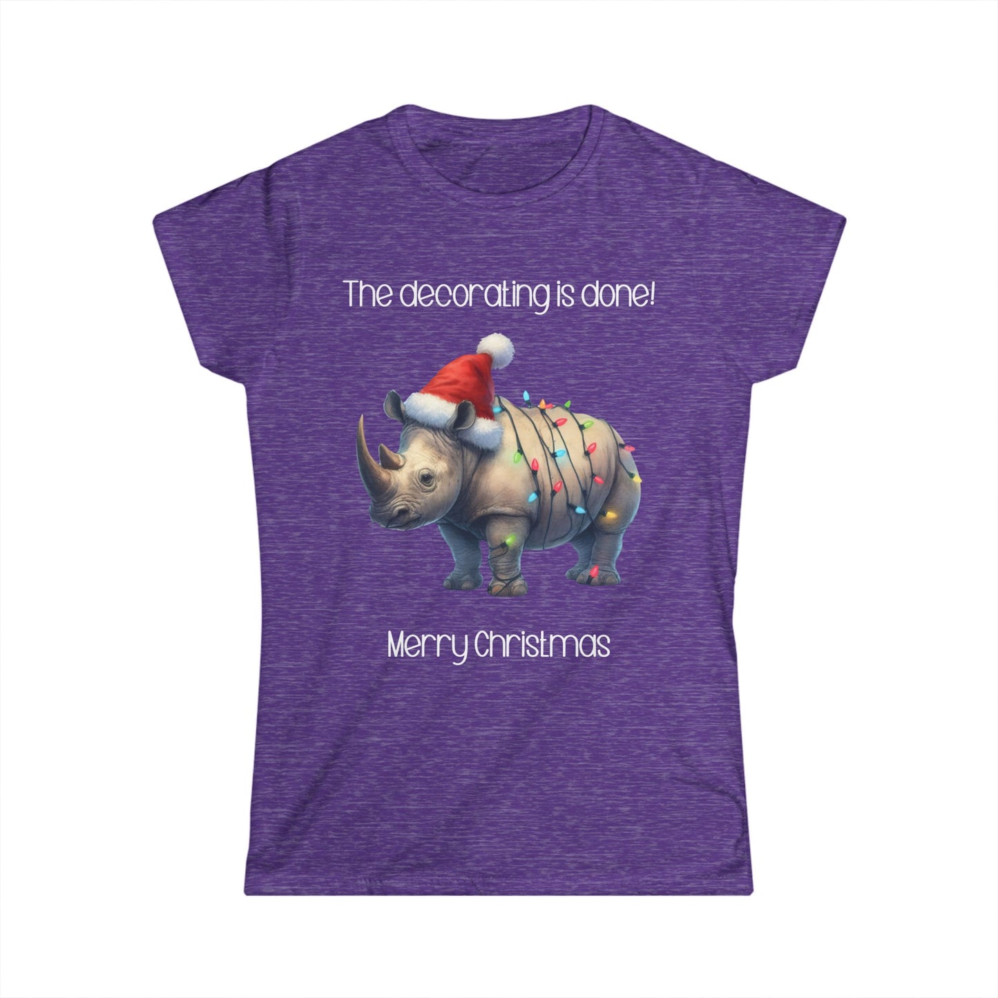 Female T-Shirt - Christmas - Decorating Done (05)