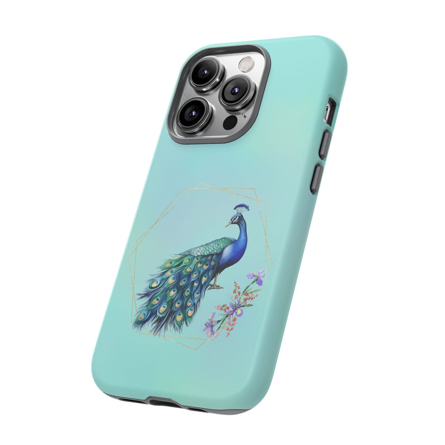 Tough Cell Phone Case - Animal - Peacock (2)