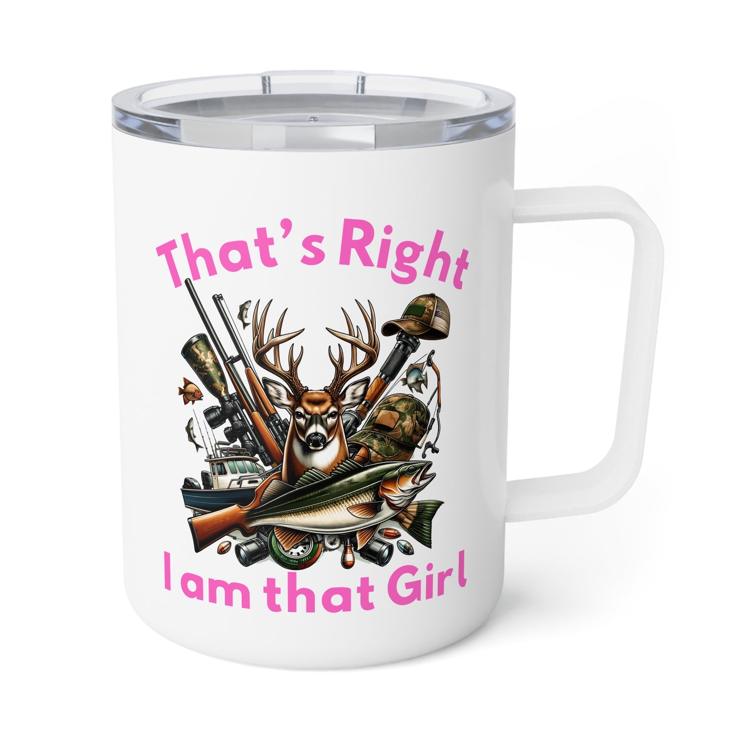 Insulated Mug - Hunting - I am that Girl (1)