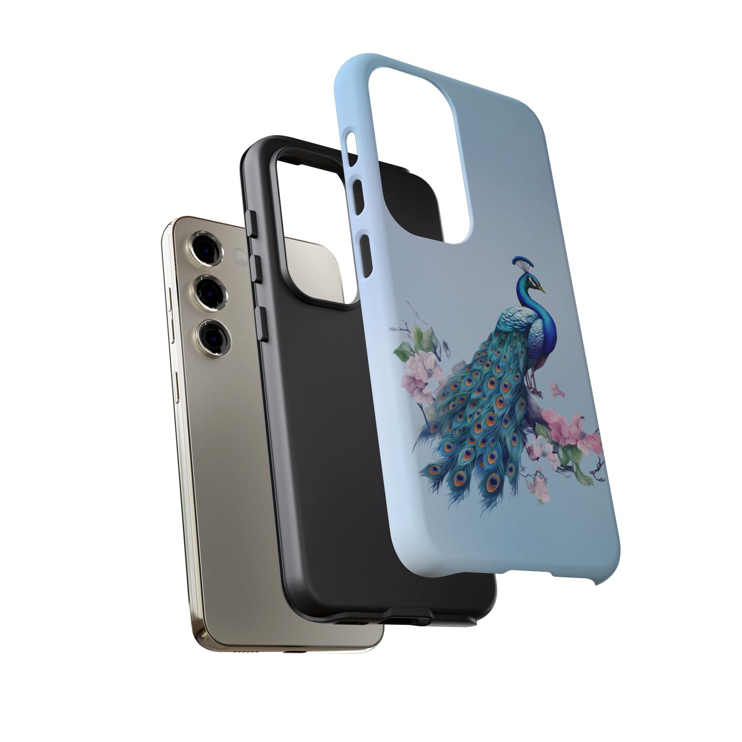 Tough Cell Phone Case - Animal - Peacock (1)