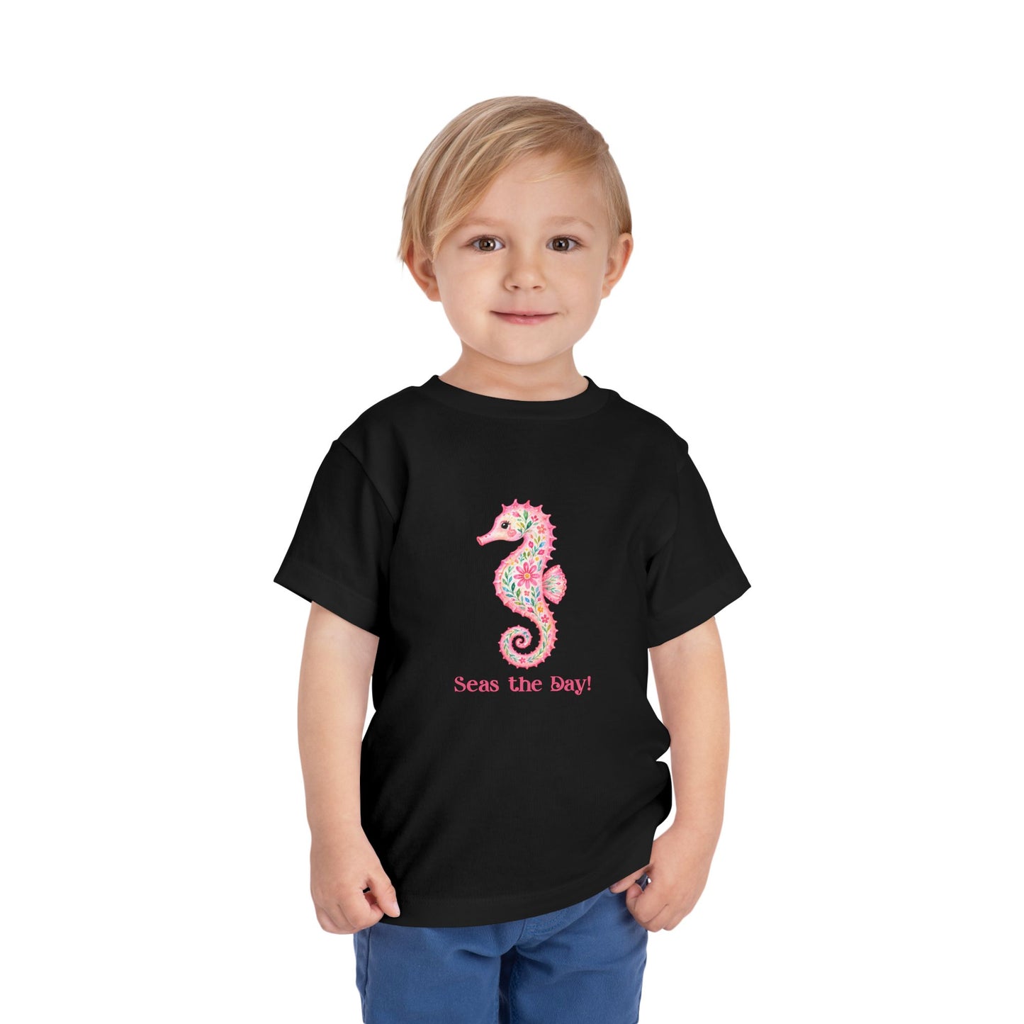 Toddler Tee - Animal - Seas the Day Sea Horse (01)