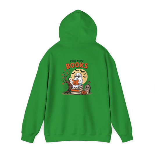 Heavy Blend Hoodie - Teacher/Halloween - Read More Books (01a)