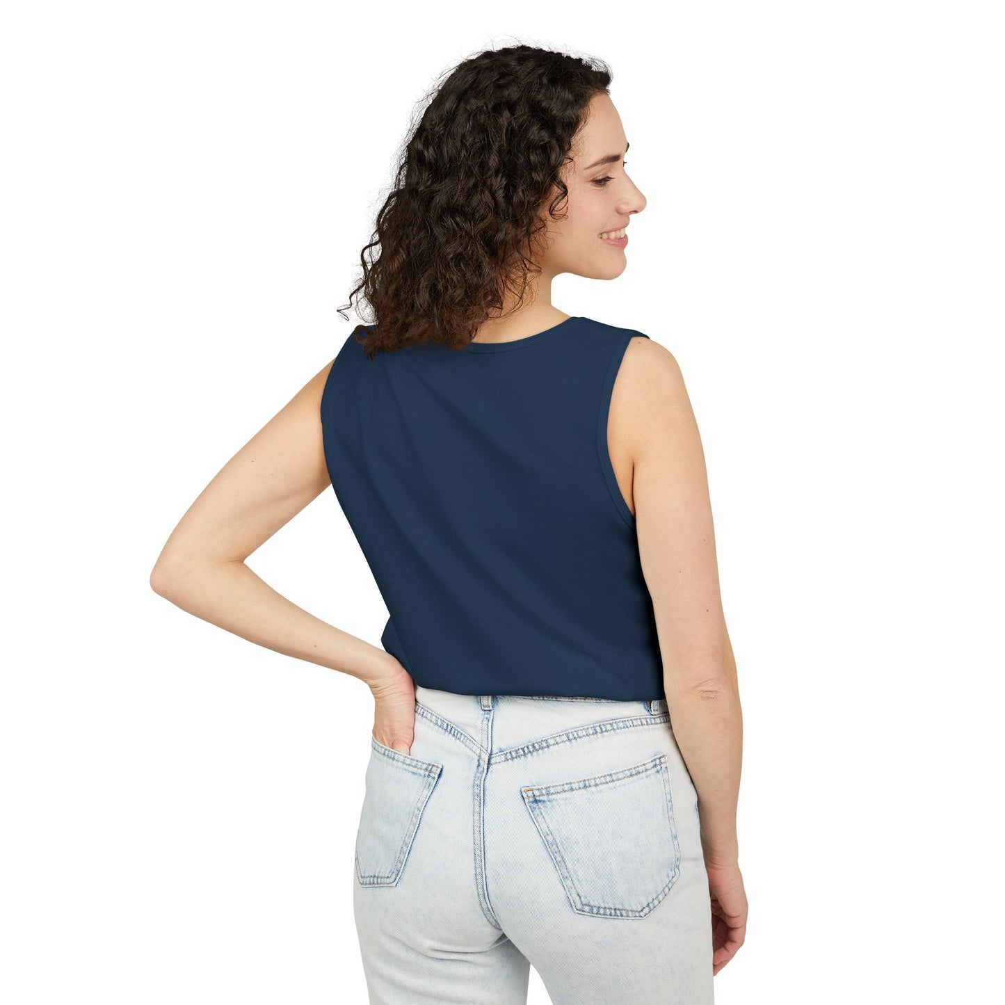 Unisex Tank Top - Funny - Fun Fact: I Do Not Care - White Writing