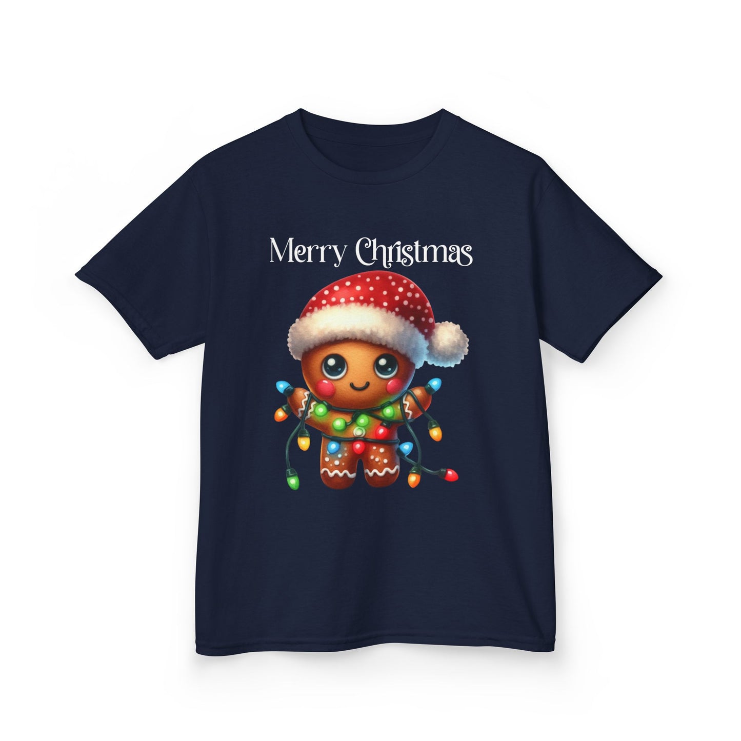 Child Tee - Christmas - Gingerbread - Merry Christmas (02a)