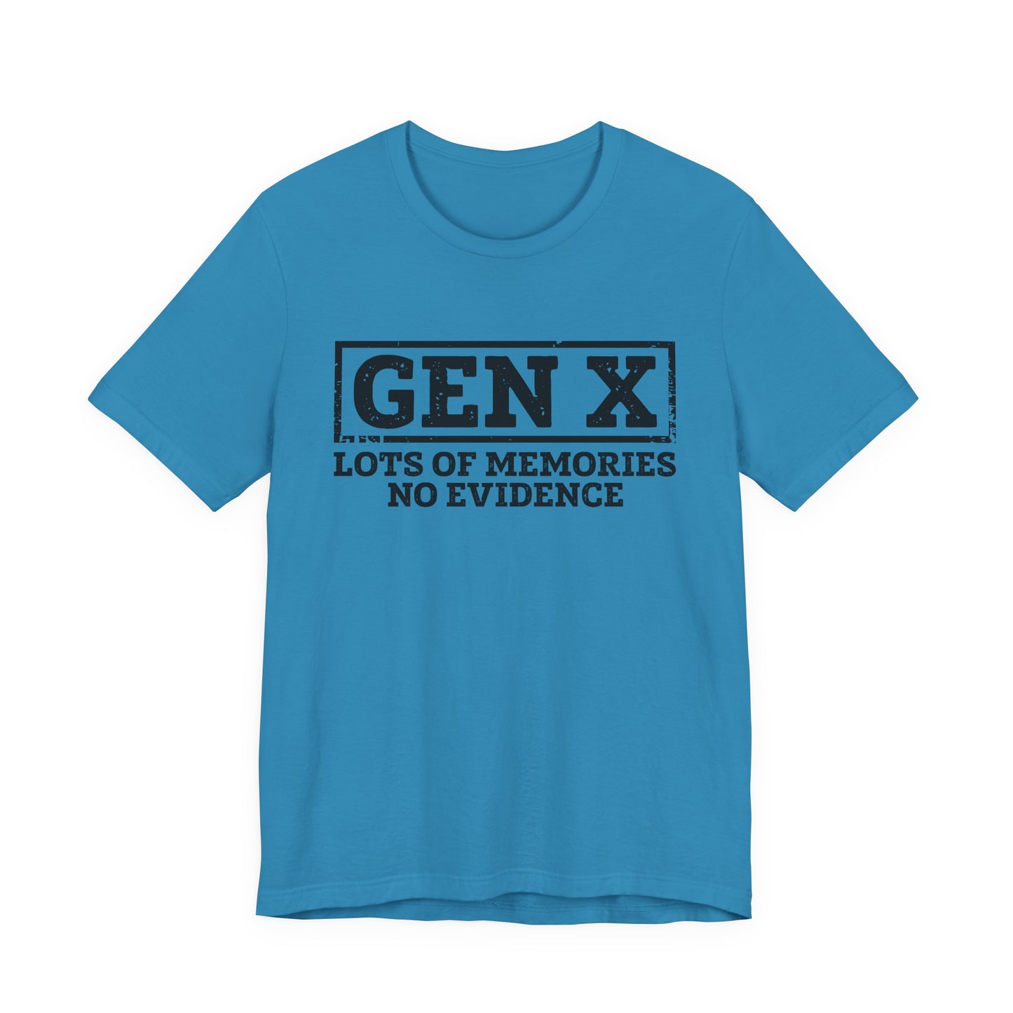 T-shirt - Sarcastic - GenX No Memories (01-black)