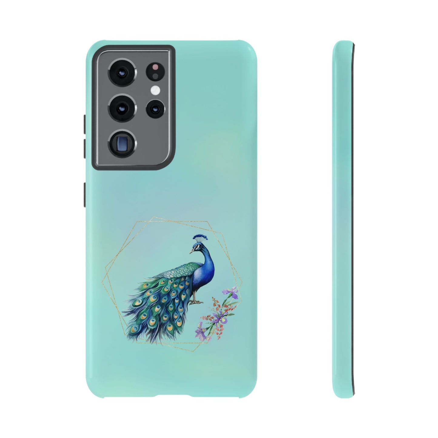 Tough Cell Phone Case - Animal - Peacock (2)