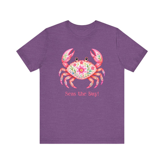 T-Shirt - Animal - Seas the Day Crab (01)