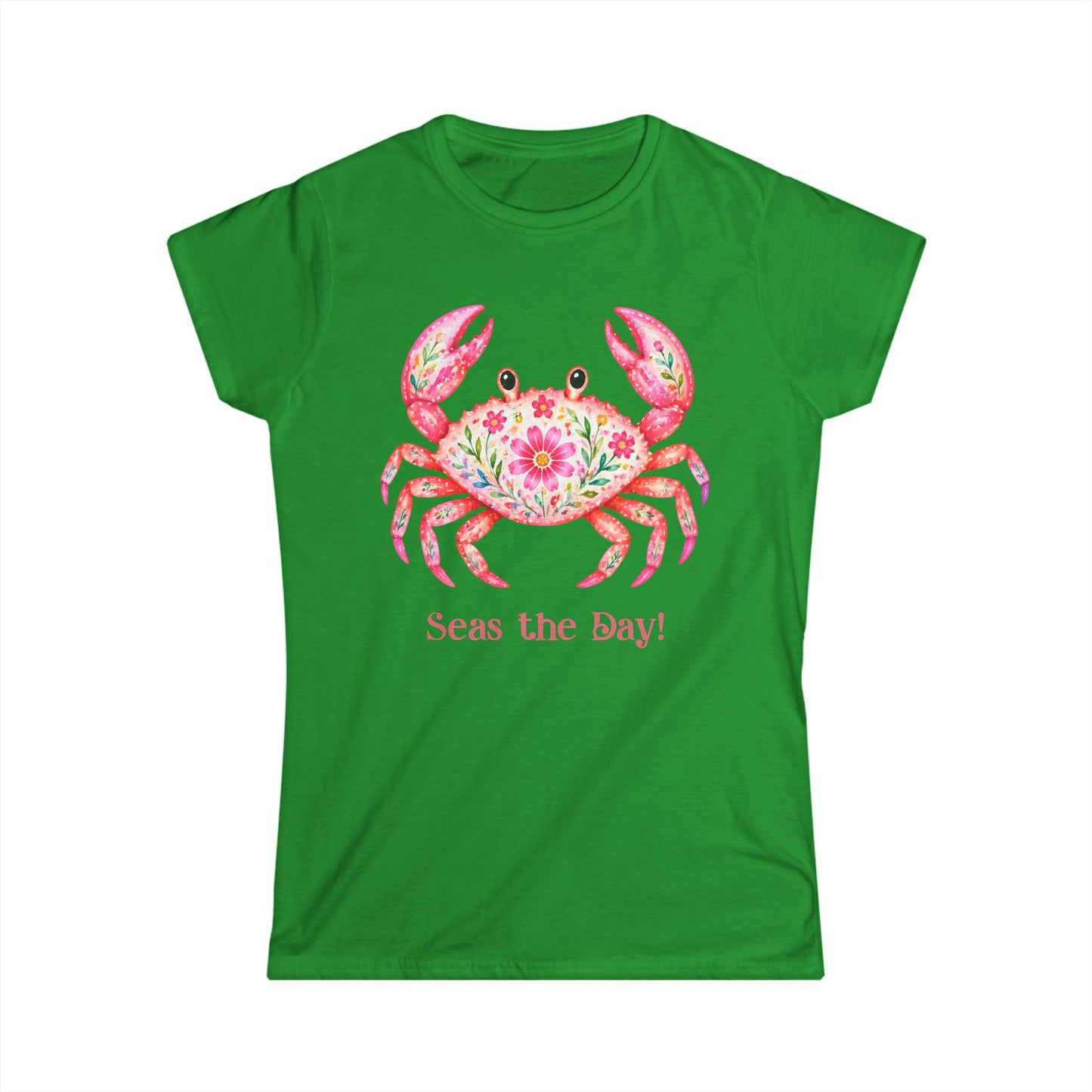 Female T-Shirt - Animal - Seas the Day Crab (01)
