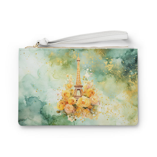 Clutch - Paris - Eiffel Tower and Yellow Roses (1)