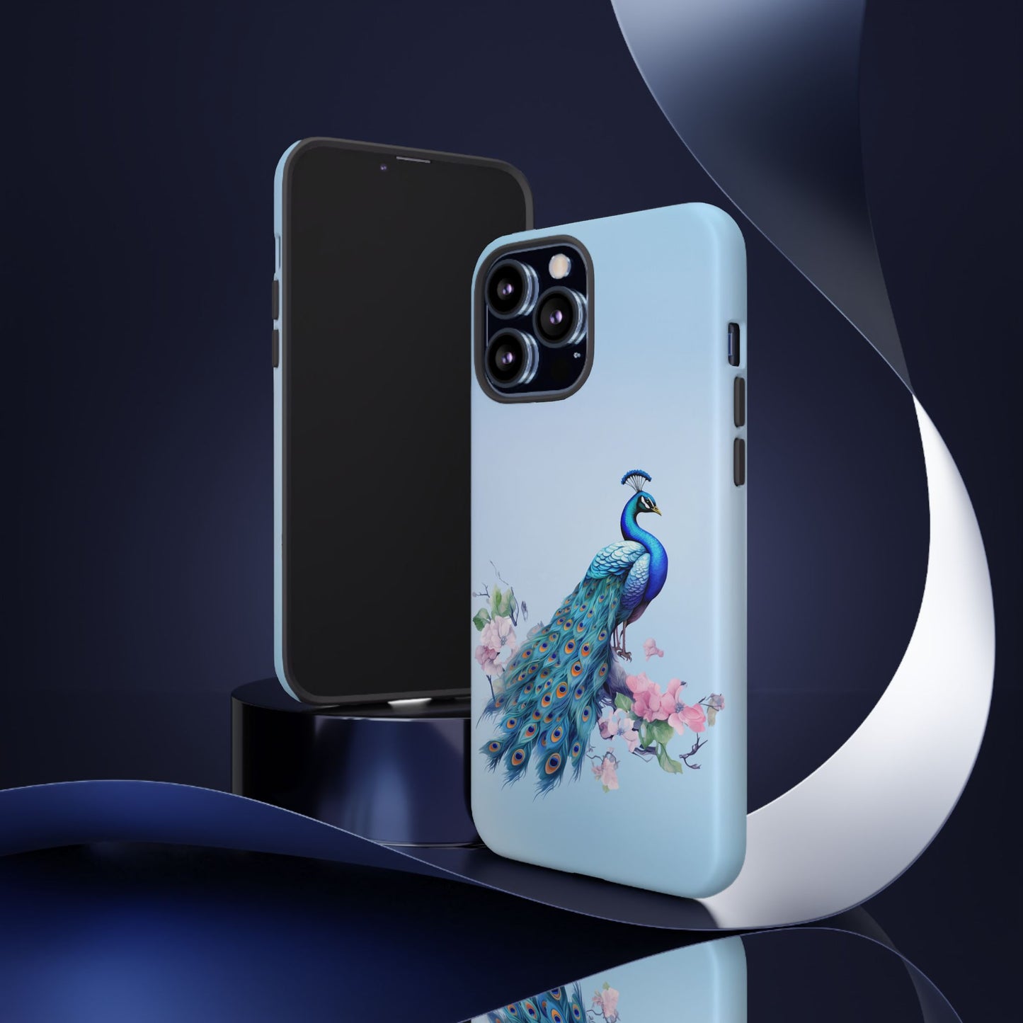 Tough Cell Phone Case - Animal - Peacock (1)