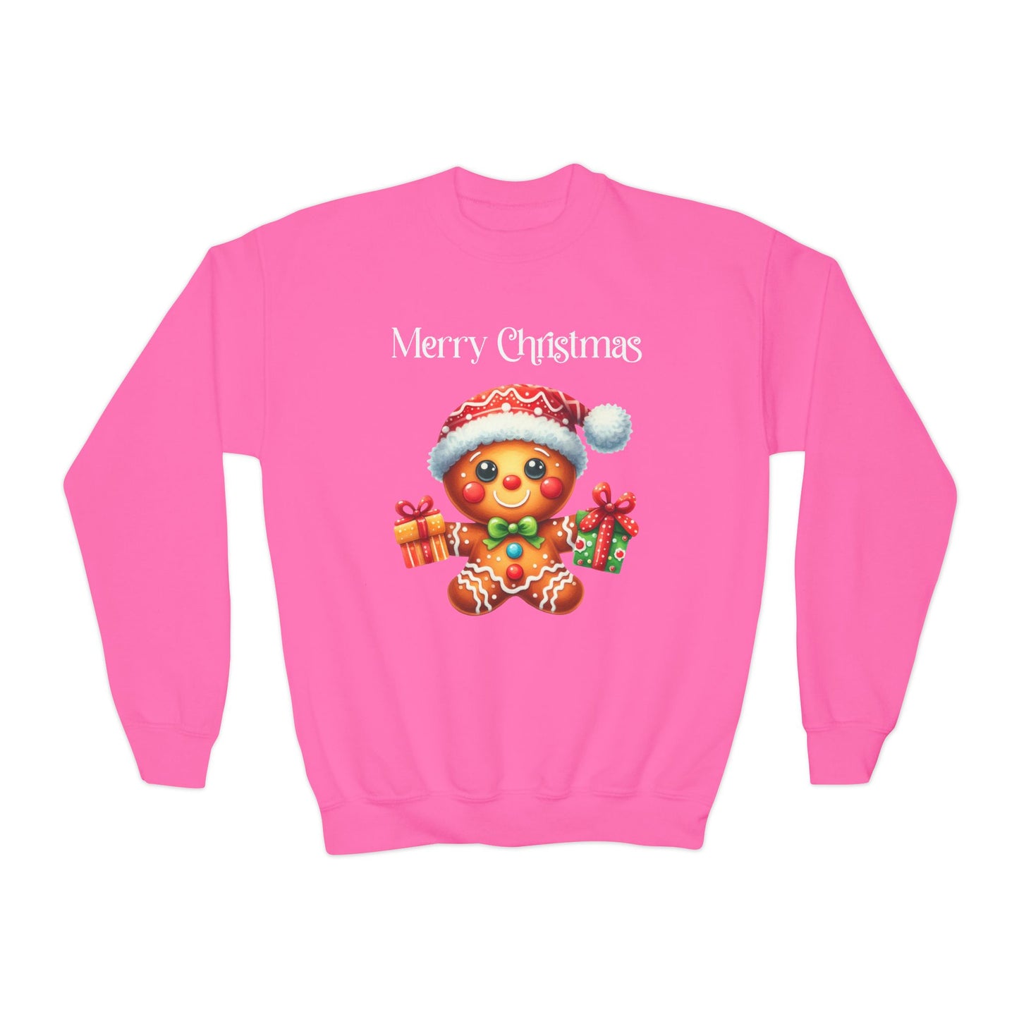 Child Sweatshirt - Christmas - Gingerbread - Merry Christmas (01a)