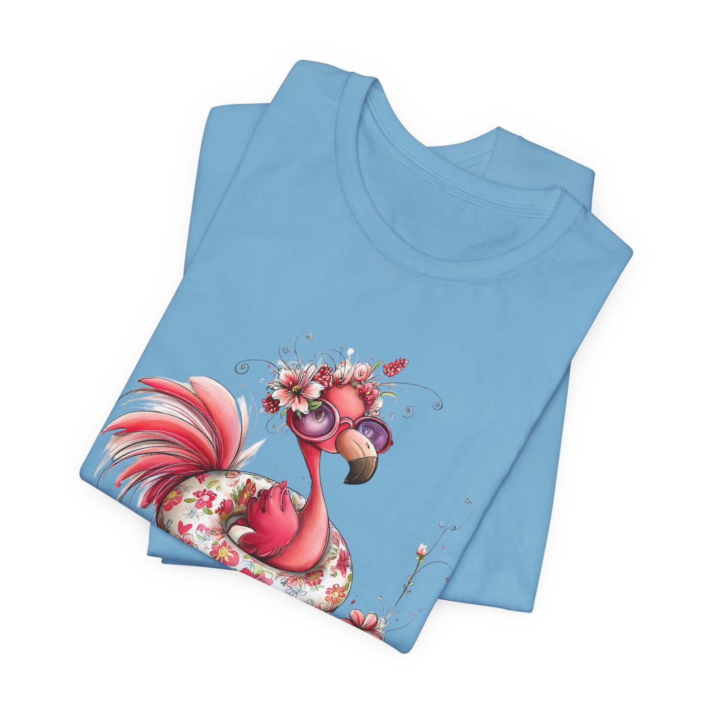 T-Shirt - Animal - Flamingo - Summer Time 01
