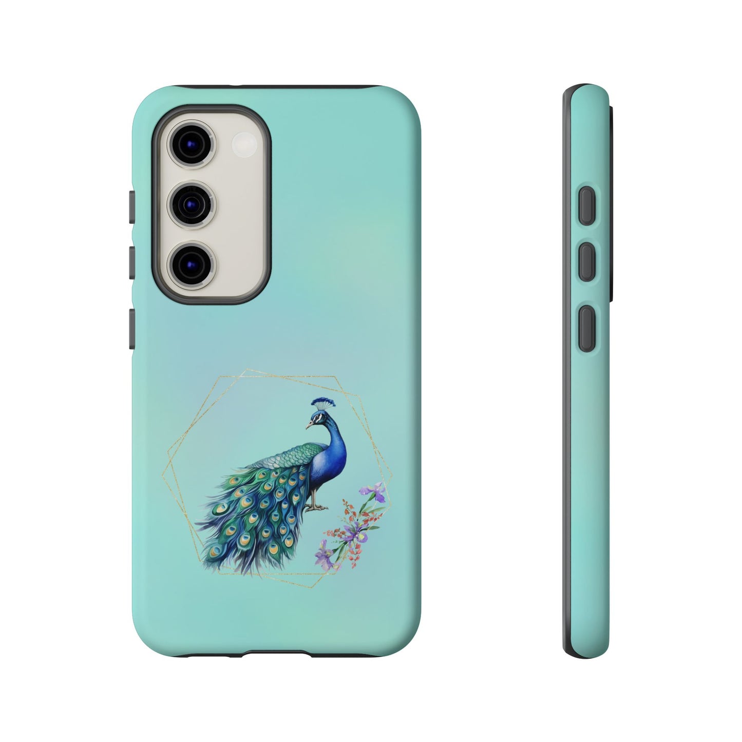 Tough Cell Phone Case - Animal - Peacock (2)