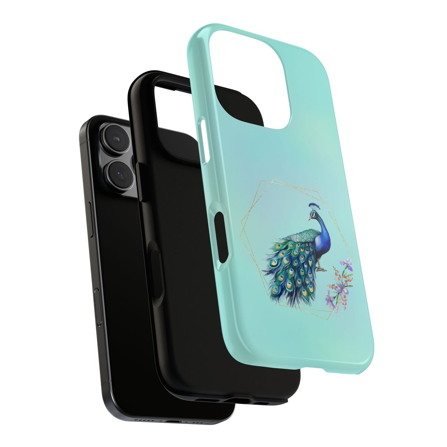 Tough Cell Phone Case - Animal - Peacock (2)