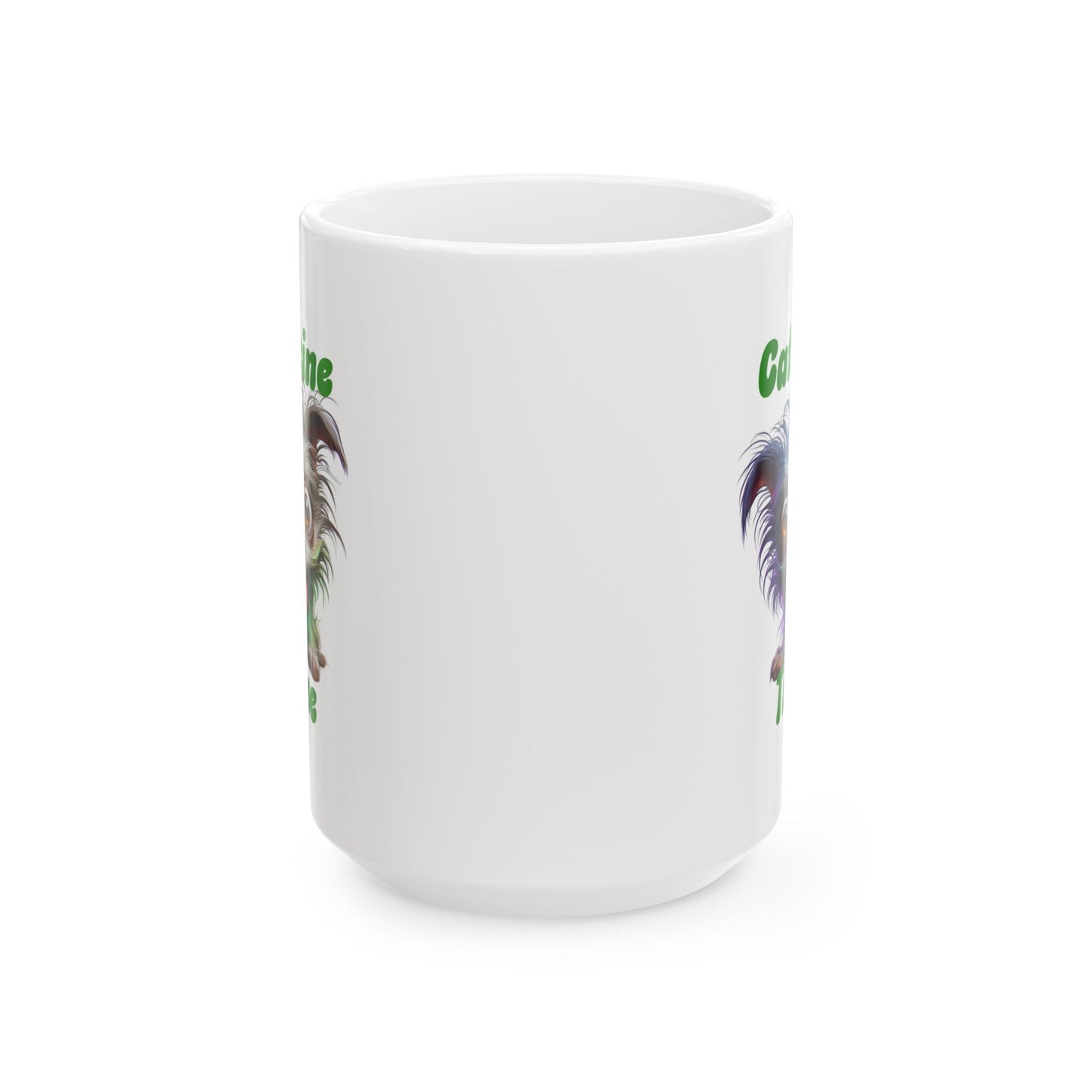 Ceramic Mug - Caffeine Time with dog (3)