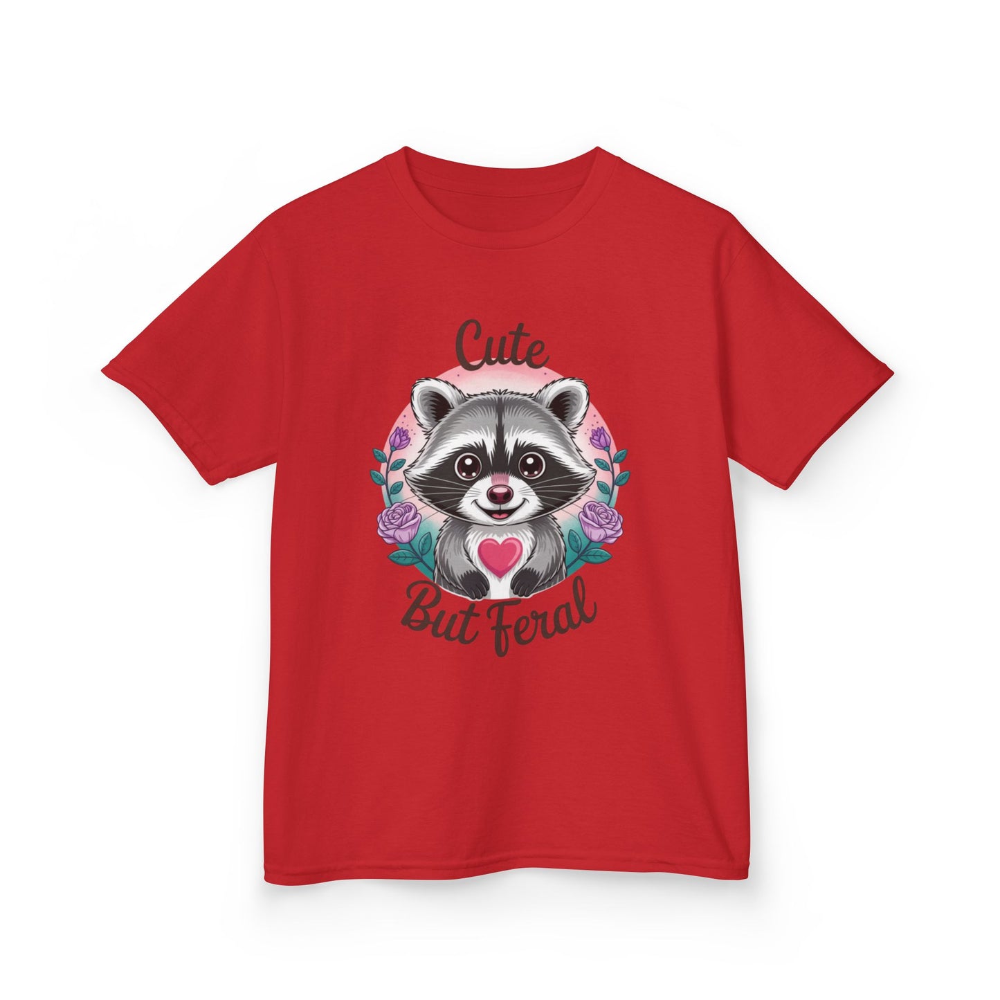 Child Tee - Animal / Racoon - Cute but Feral (01)