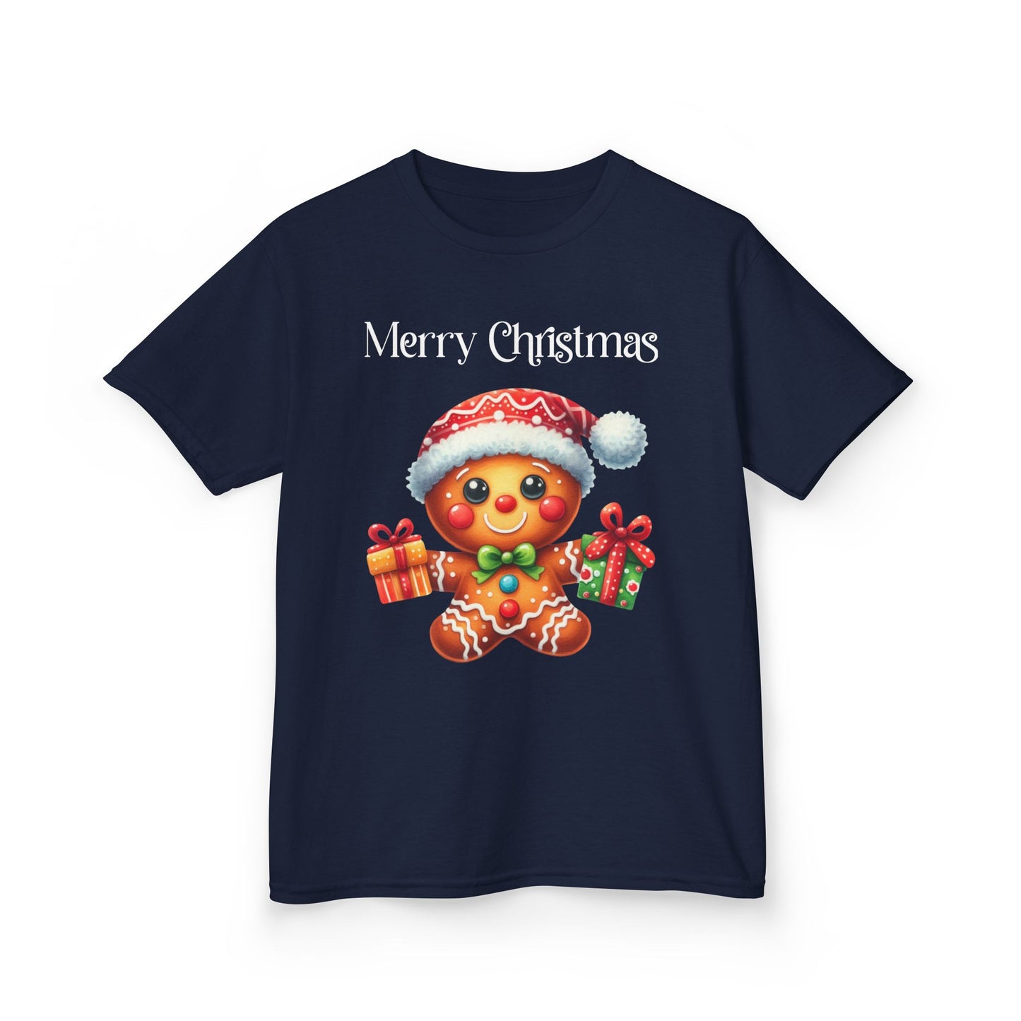 Child Tee - Christmas - Gingerbread - Merry Christmas (01a)