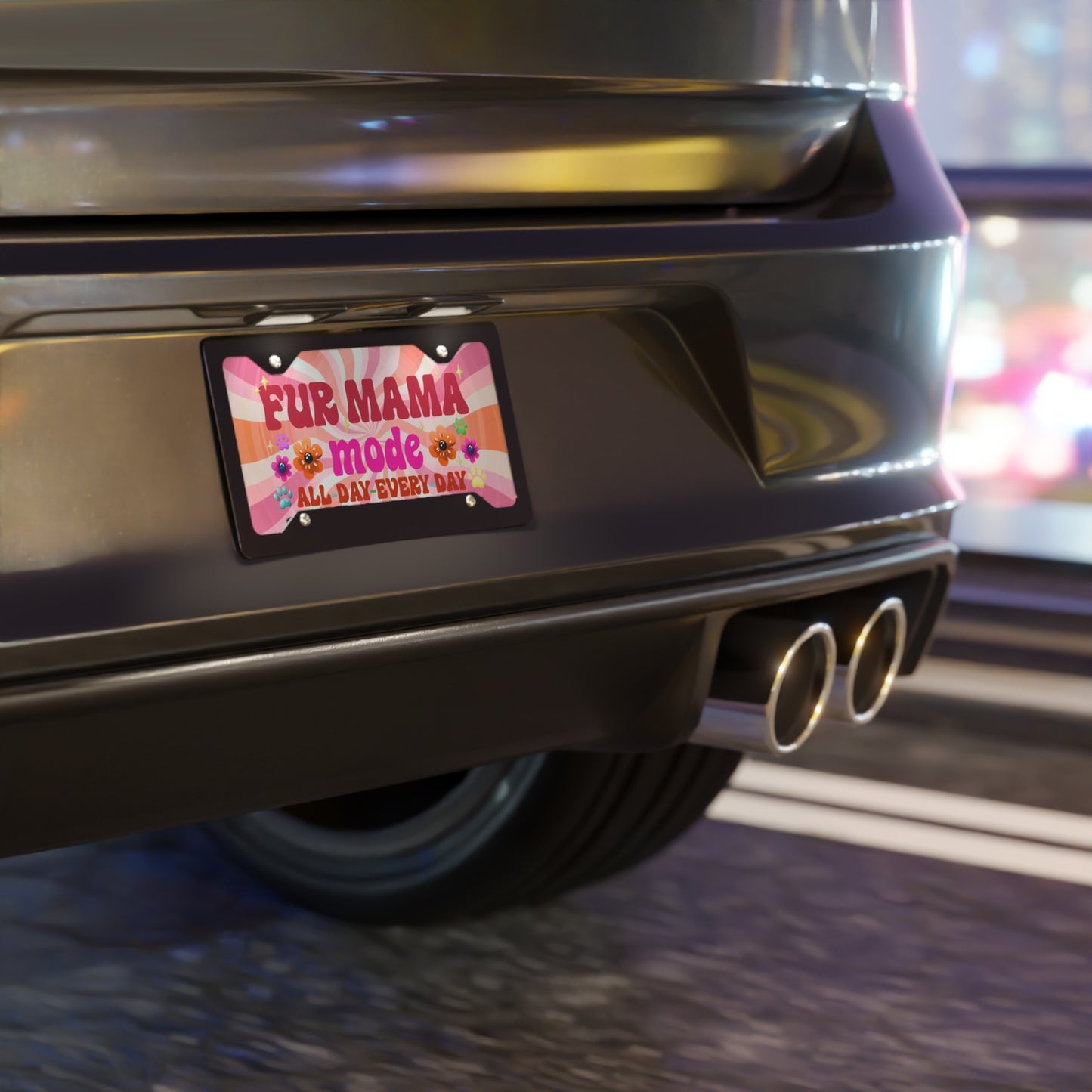 License Plate - Fur Mama