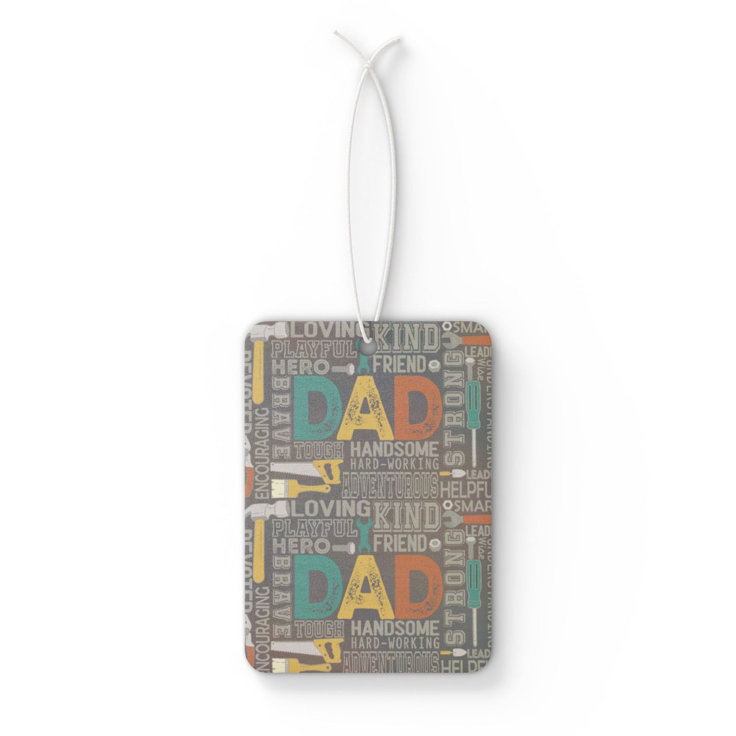 Car Air Freshener - Dad - Handyman Dad (1) - Light Writing