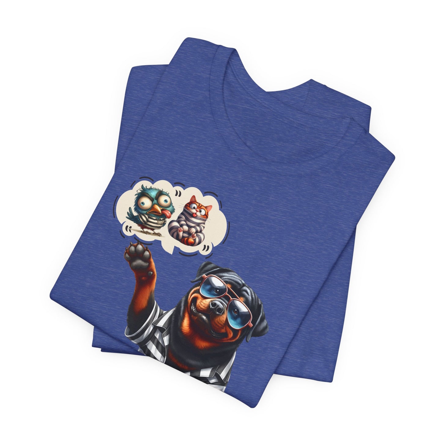 T-Shirt - Animal - Dog - I ate the cat that ate jail bird (1b)