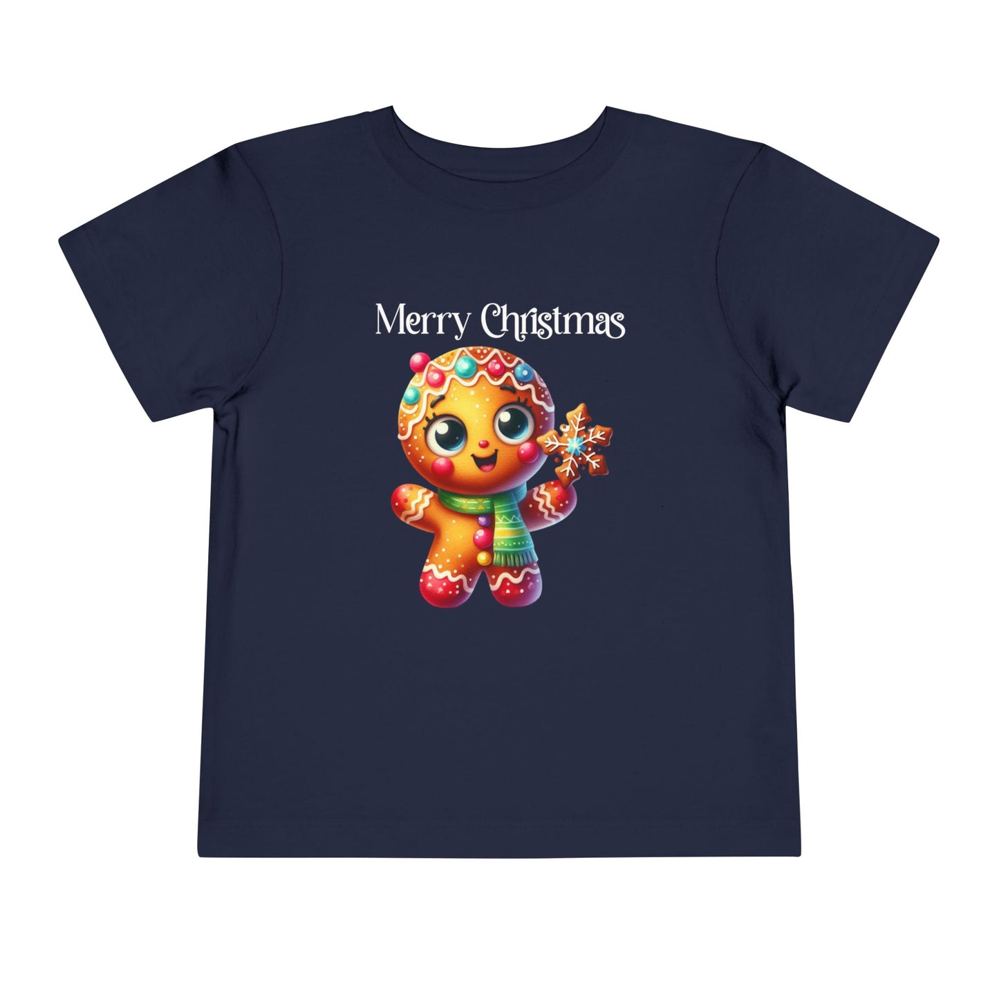 Toddler Tee - Christmas - Gingerbread - Merry Christmas (03a)