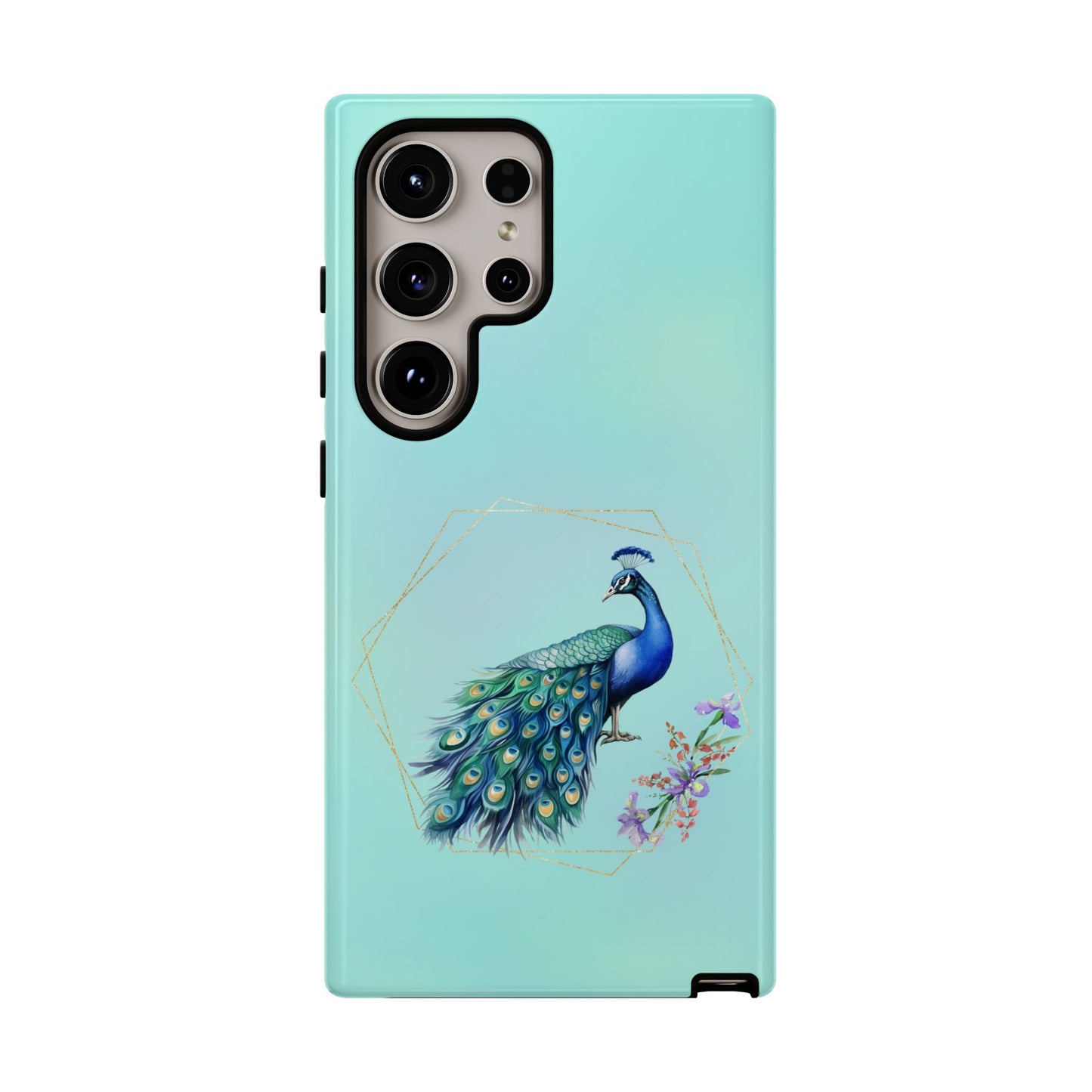 Tough Cell Phone Case - Animal - Peacock (2)