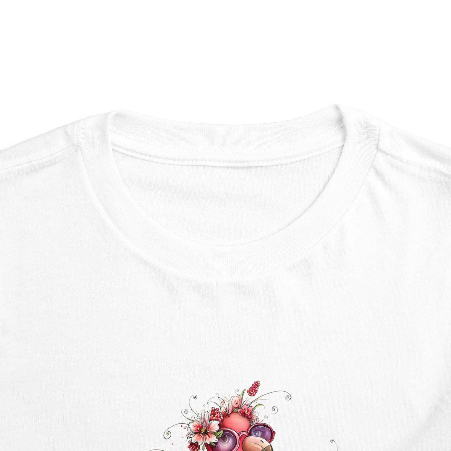 Toddler Tee - Animal - Flamingo - Summer Time (01)