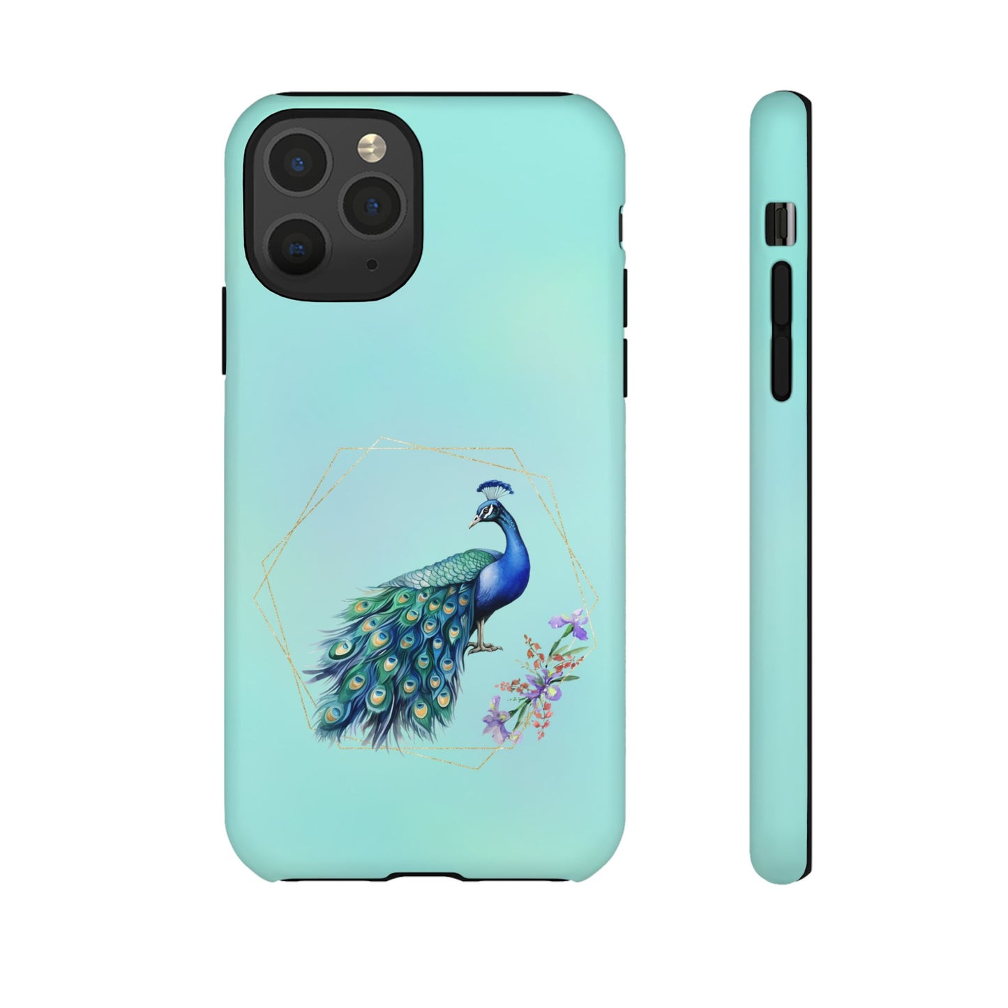 Tough Cell Phone Case - Animal - Peacock (2)