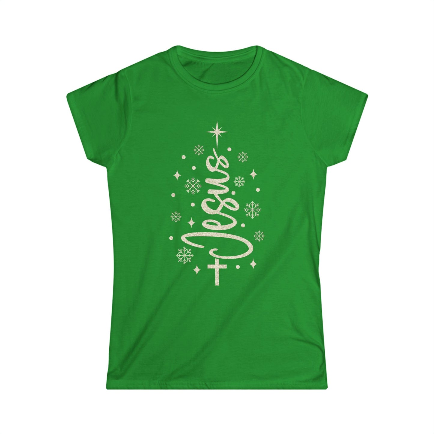 Female T-Shirt - Christmas - Jesus Tree (01b)