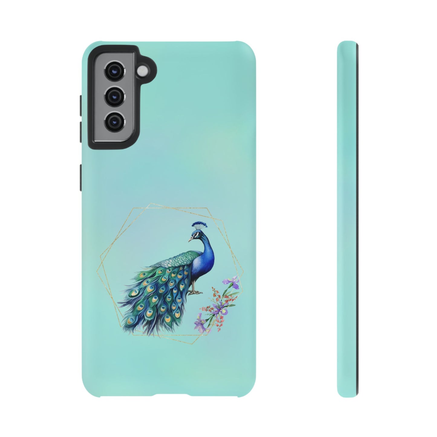 Tough Cell Phone Case - Animal - Peacock (2)