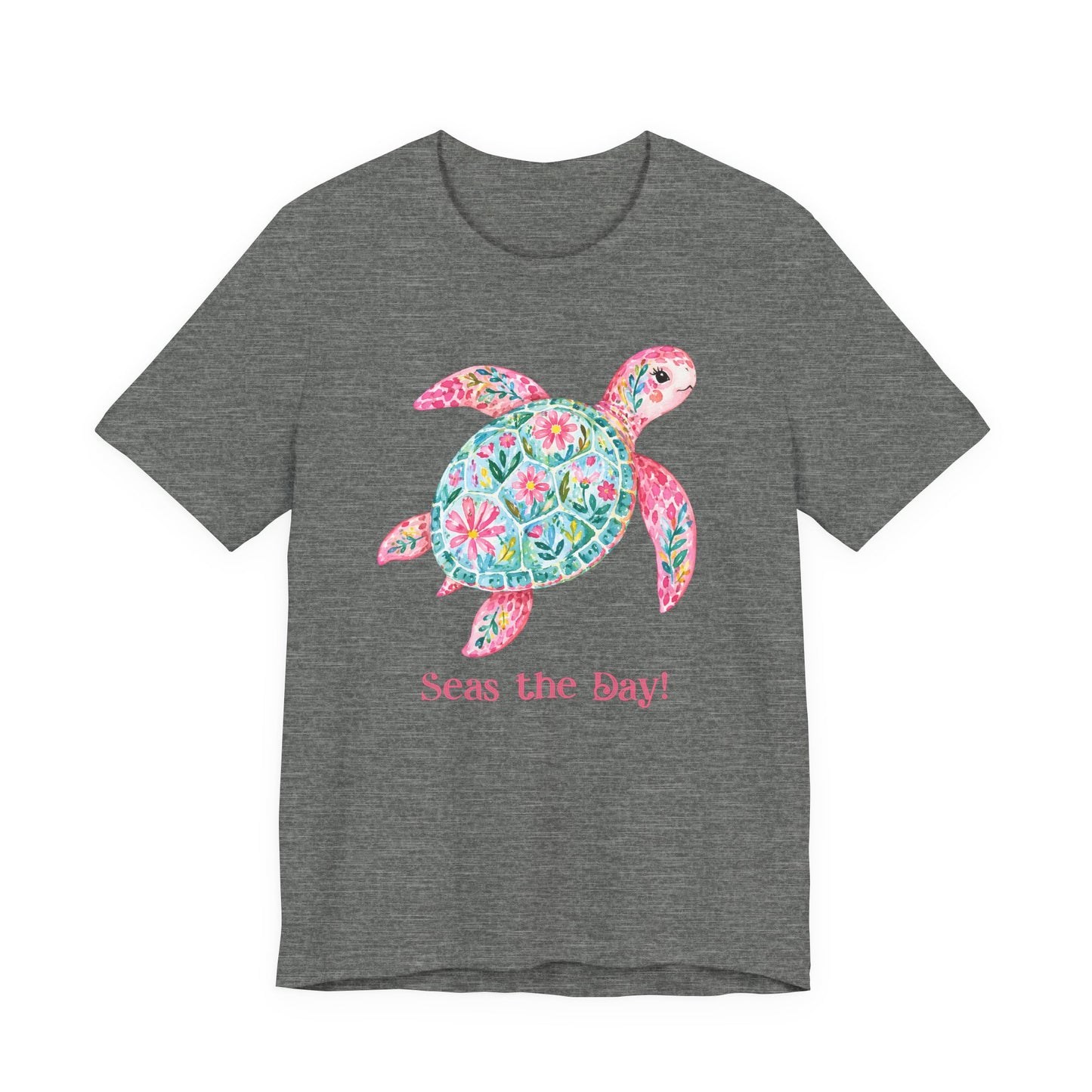 T-Shirt - Animal - Seas the Day Turtle (01)