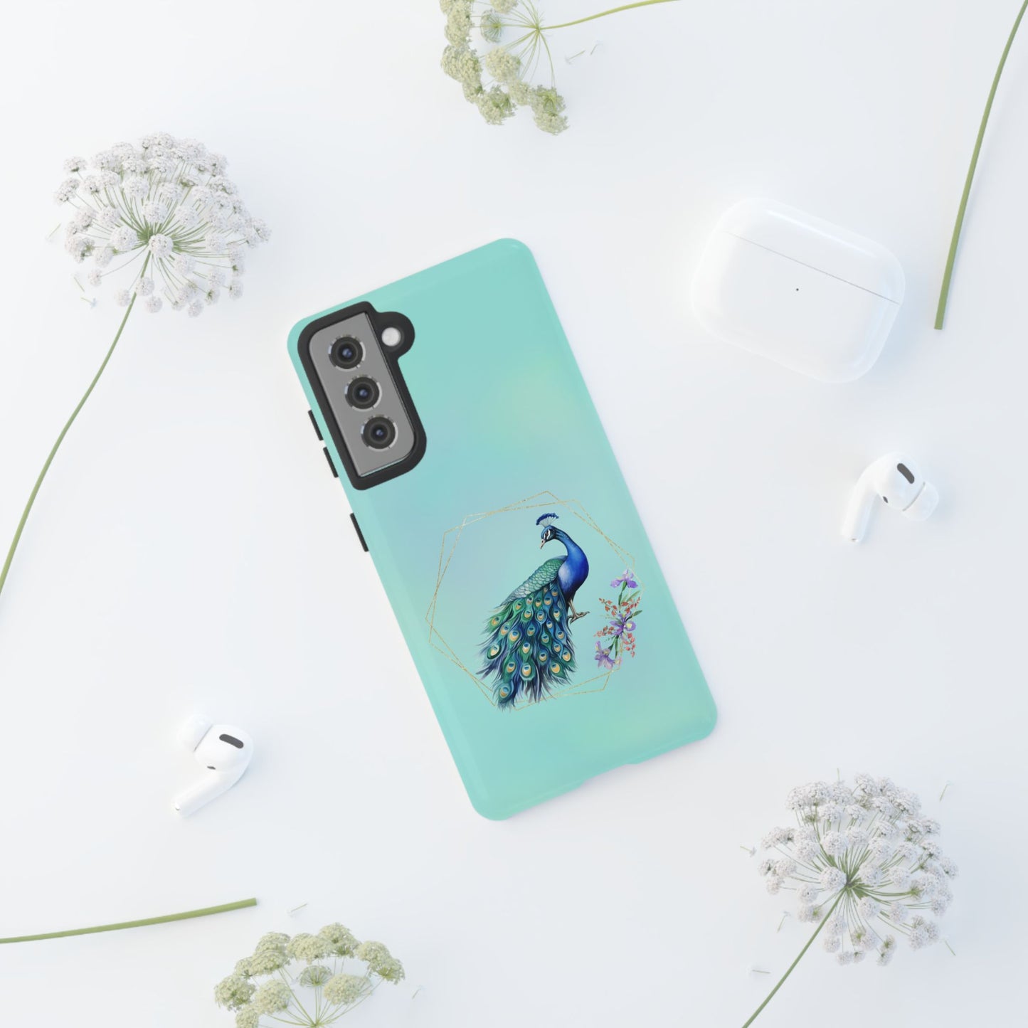 Tough Cell Phone Case - Animal - Peacock (2)