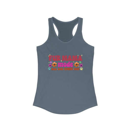 Female Tank Top - Fur Mama (1) - Razor Back