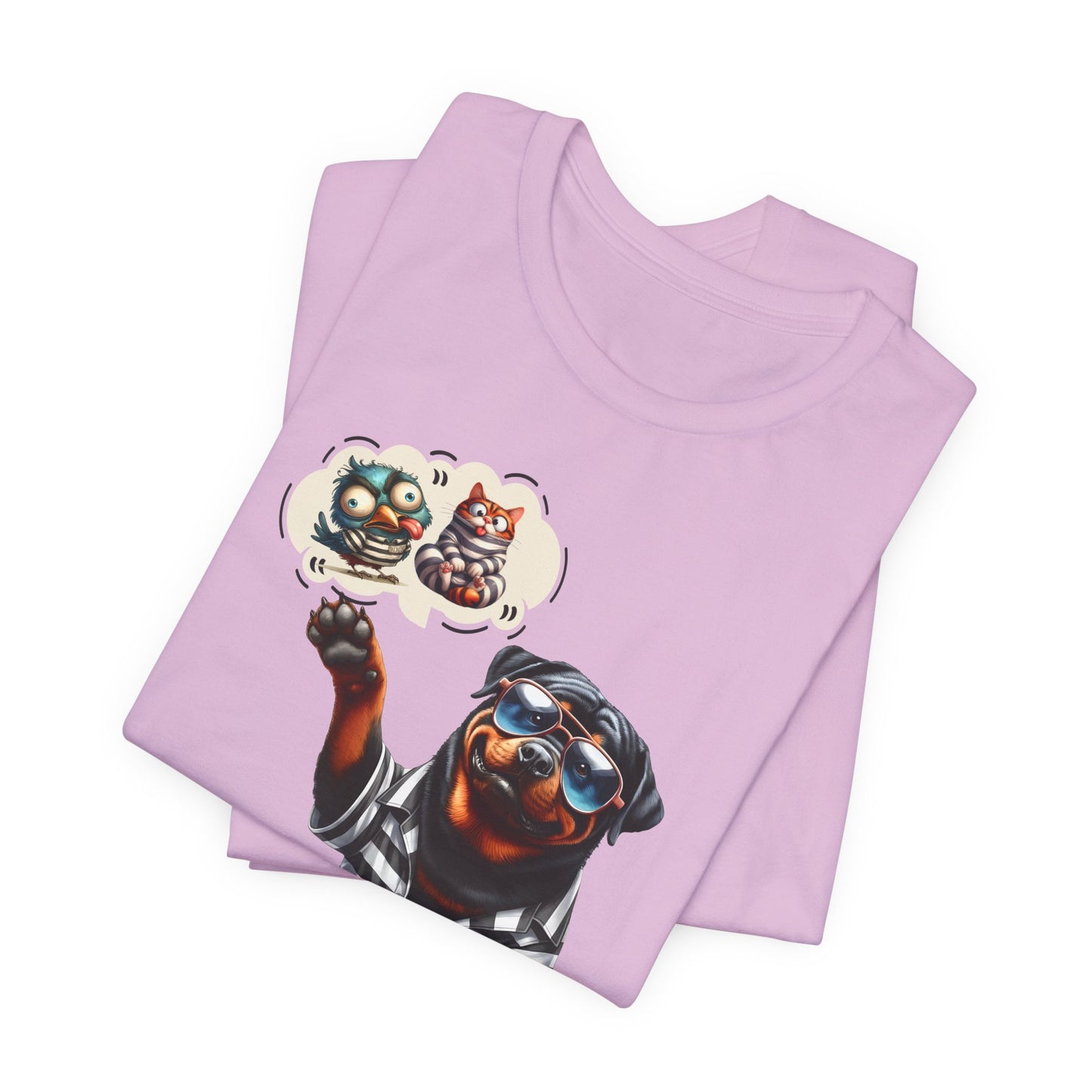 T-Shirt - Animal - Dog - I ate the cat that ate jail bird (1a)