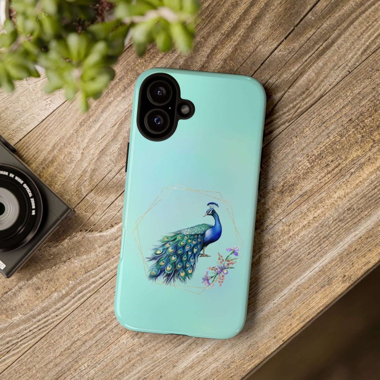 Tough Cell Phone Case - Animal - Peacock (2)